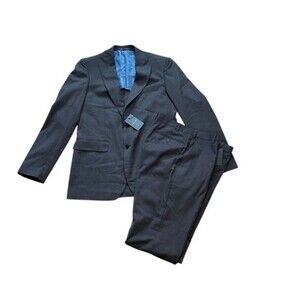 Alton Lane Mercantile Tailored Fit 2 pc Suit Charcoal Size 40L with 34R(35) Pant